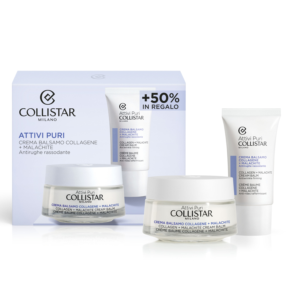 Collistar Attivi Puri Collagen Malachite Cream Balm Set Douglas Lt